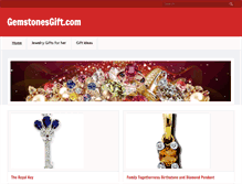 Tablet Screenshot of gemstonesgift.com